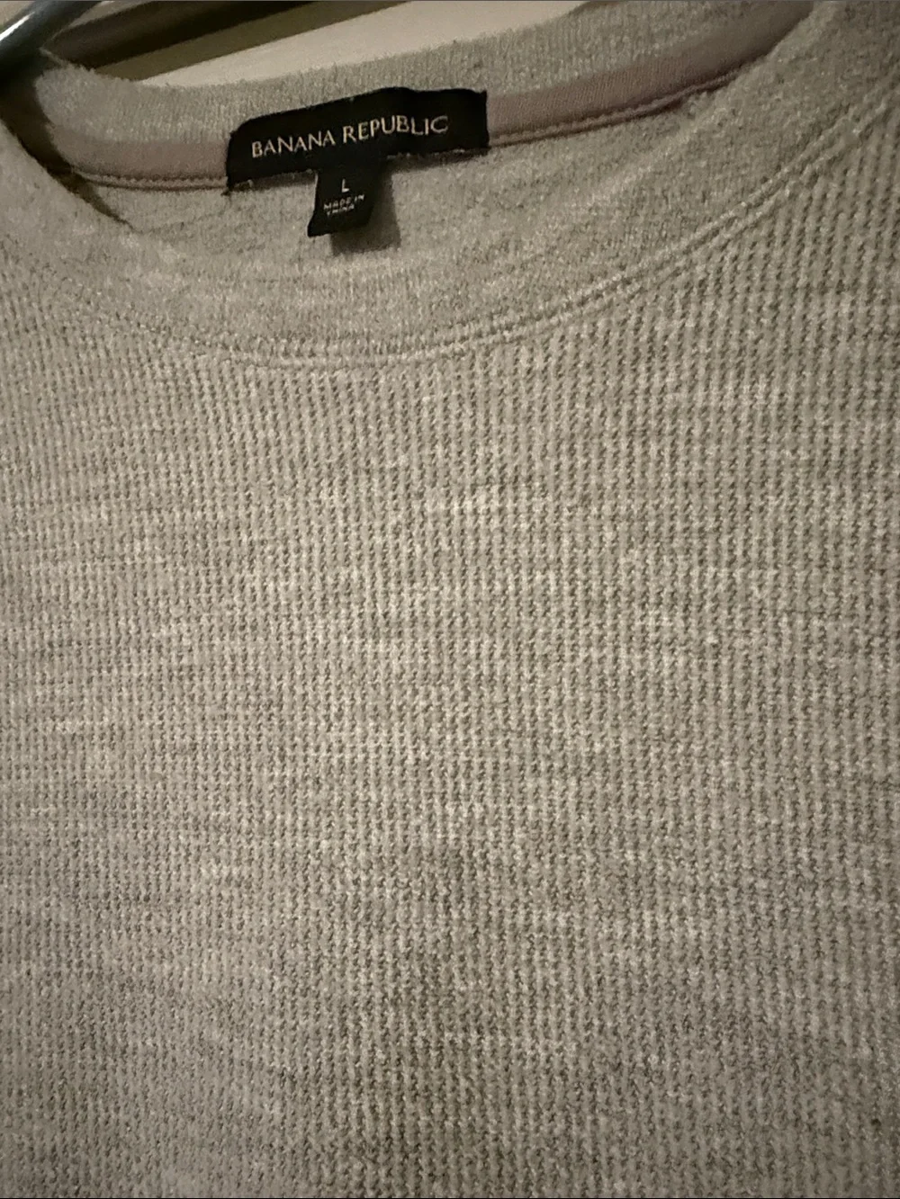 Banana Republic light heather